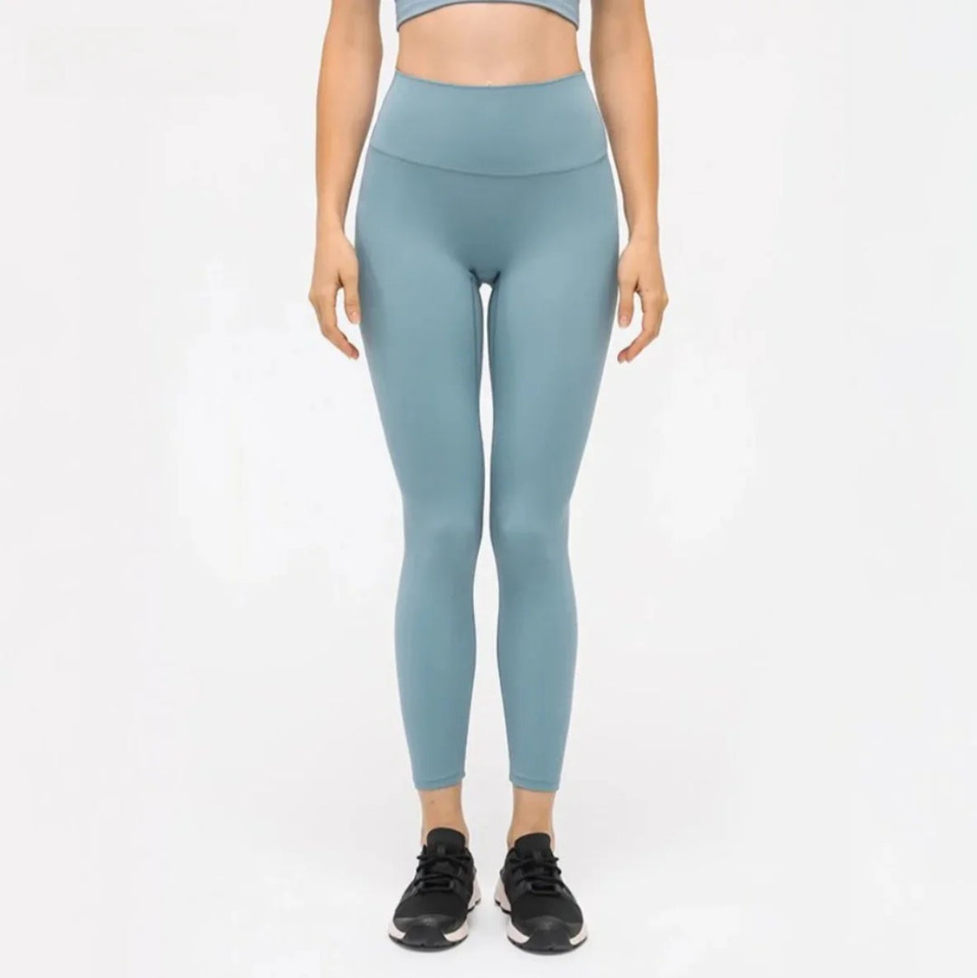 Drune | Hohe Taille Hüfte heben Yoga Sport neun-Punkt-Hose