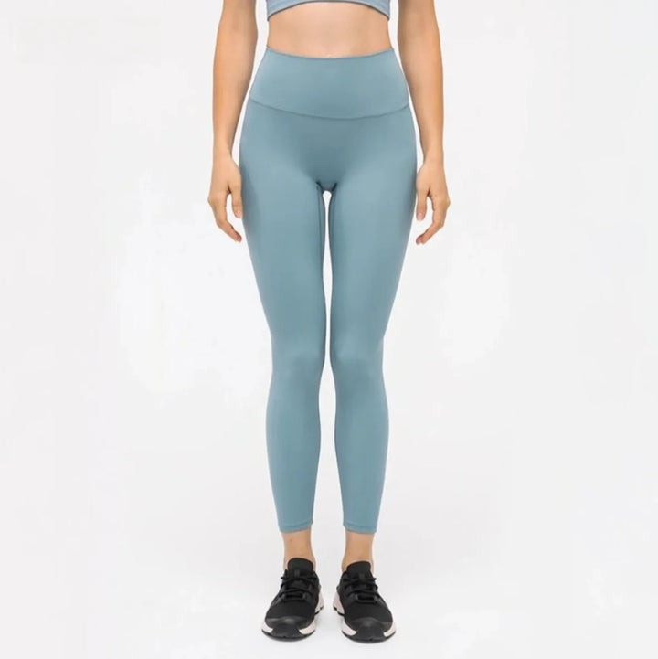 Drune | Hohe Taille Hüfte heben Yoga Sport neun-Punkt-Hose