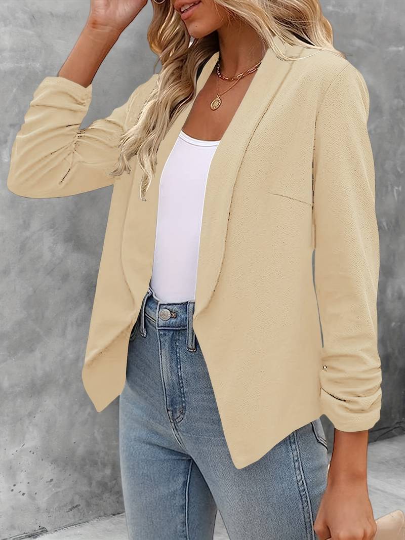 Drune | stilvoller blazer mit offener vorderseite