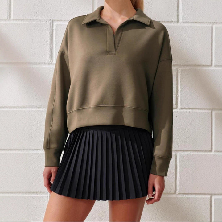 Drune | Damenpullover mit Kragen