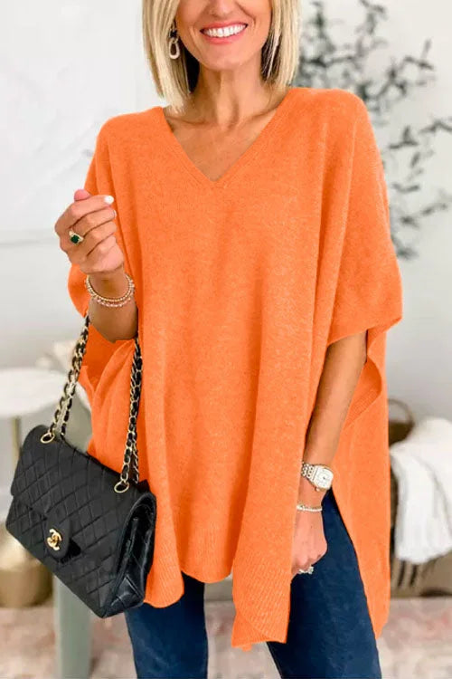 Drune | Vielseitiger Pullover im Poncho-Stil