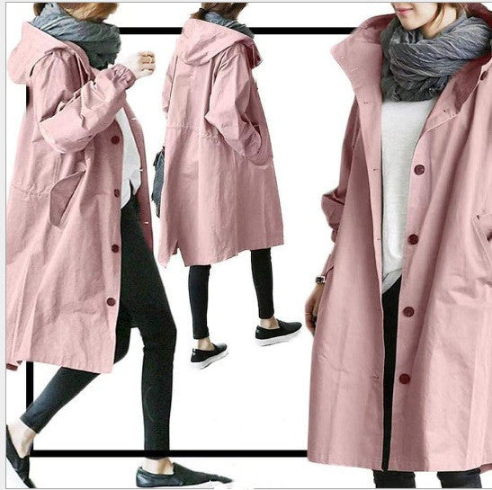 Drune | Trenchcoat Mit Kapuze