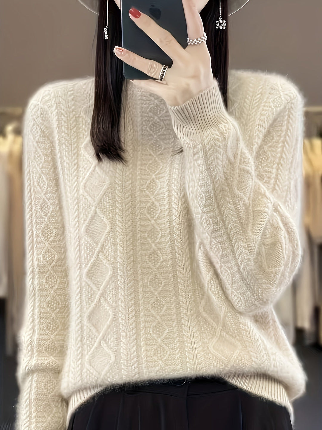 Drune | Bequemer Wollpullover aus Strick