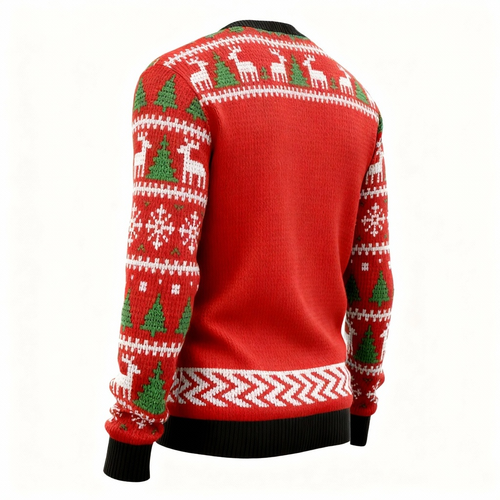 Drune | Lustiges Weihnachtsgeschenk Witziger Weihnachtsmann Druck Pullover - Hässlich & Gemütlich Unisex Pullover