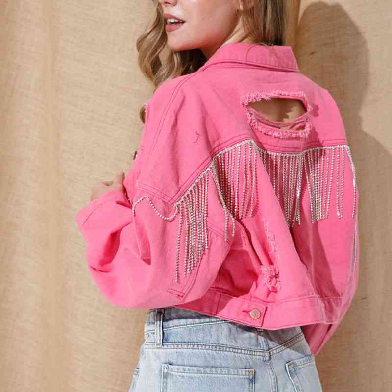 Drune | Zeitgenössische Denim Jacke mit Kragen