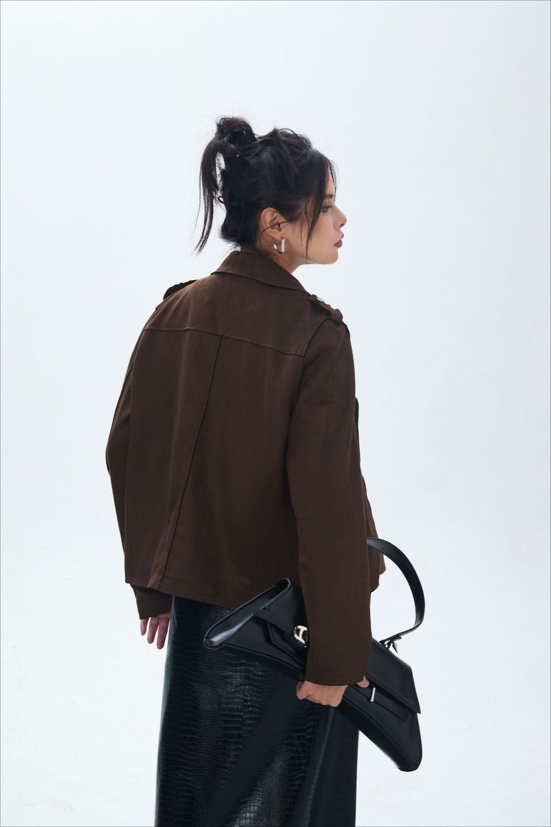 Drune | Offene Front Bikerjacke