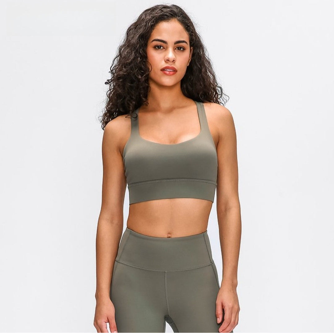 Drune | Schöner Rücken Design schlanke Brust heben nahtlose Yoga-BH