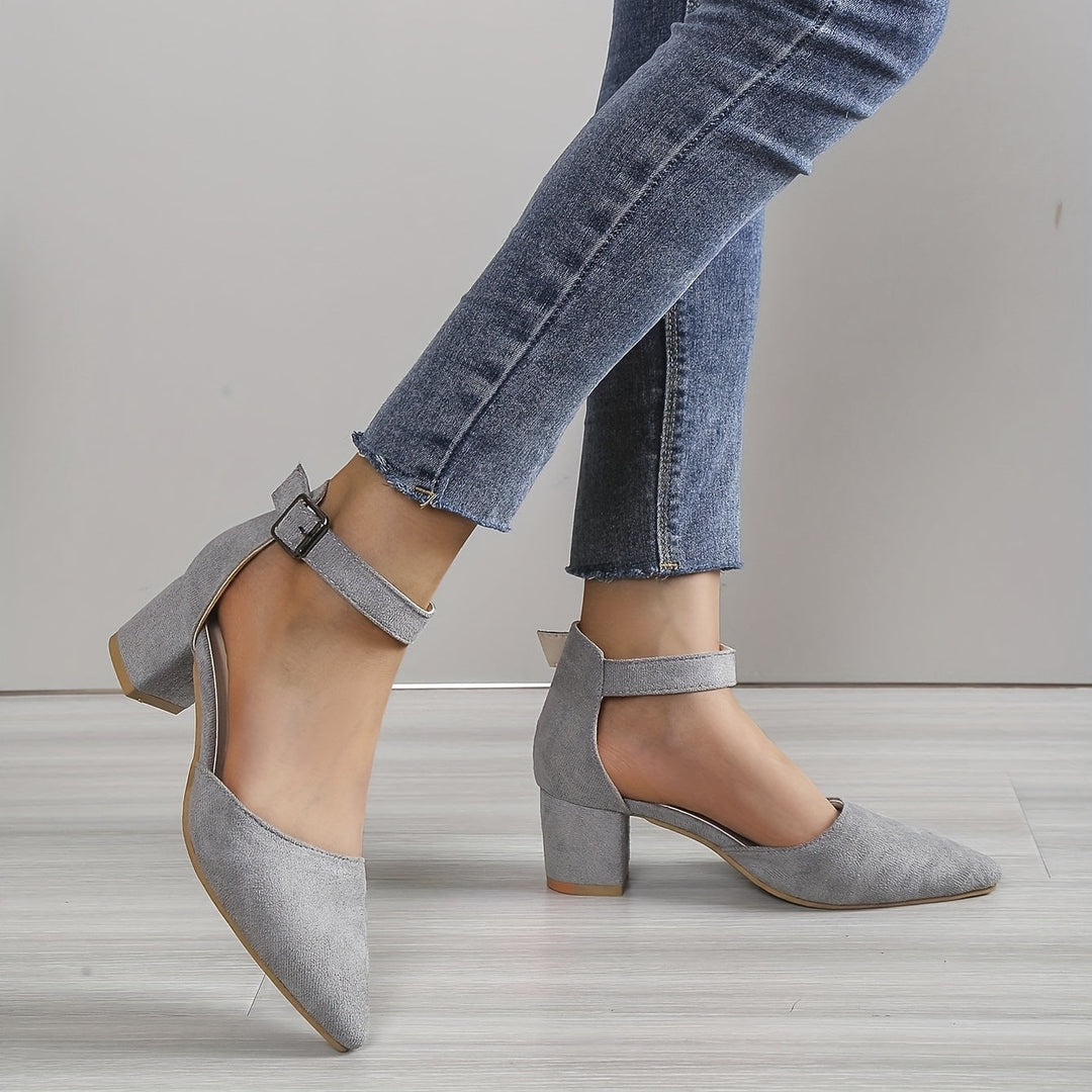 Drune | Damen Sandalen mit Blockabsatz Schnürung, mit Knöchelriemen, Elegant