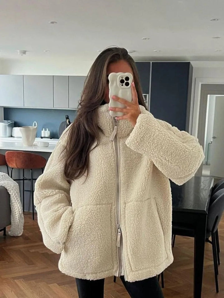 Drune | Stilvolle Damen Teddyjacke