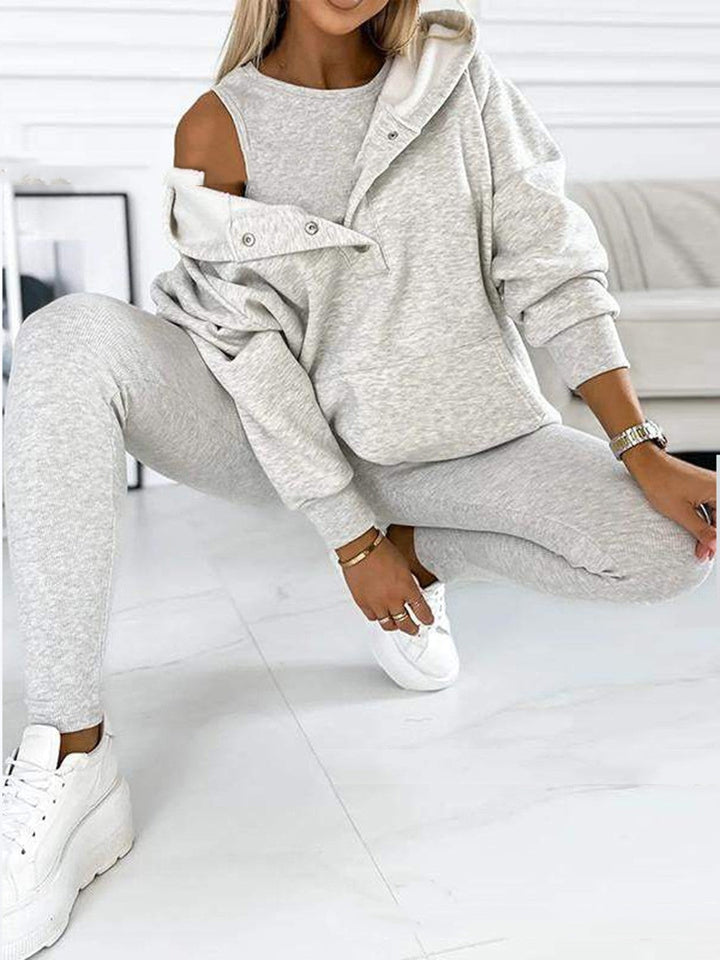 Drune | 3-Teiliges Damen-Sportset Für Herbst Und Winter