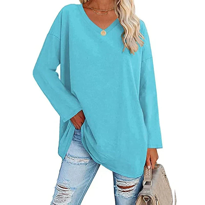 Drune | V-Ausschnitt Gestrickter Top für Damen - Stilvoller und Bequemer Pullover