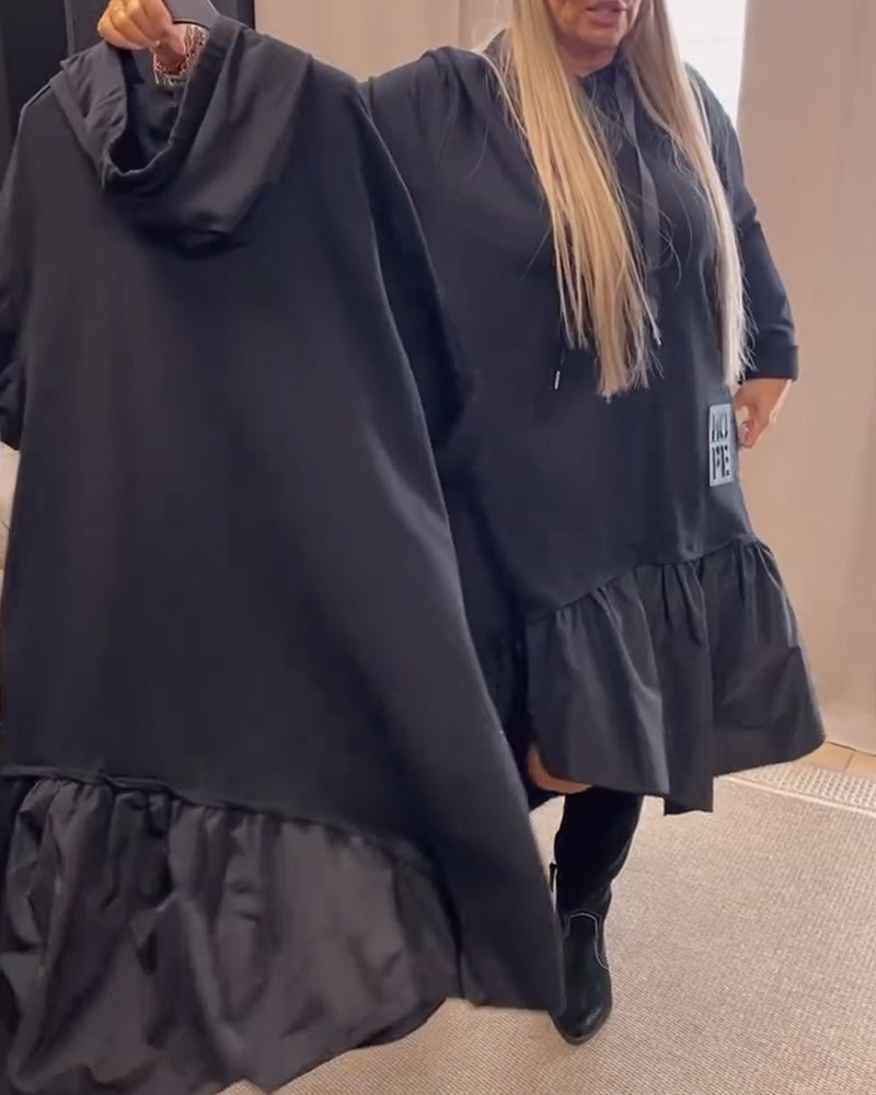 Drune | Kleid mit Langen Ärmeln und Kapuze