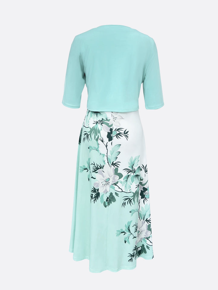 Drune | Zweitiligs Kleid Schick/Elegant Vielseitigs Design
