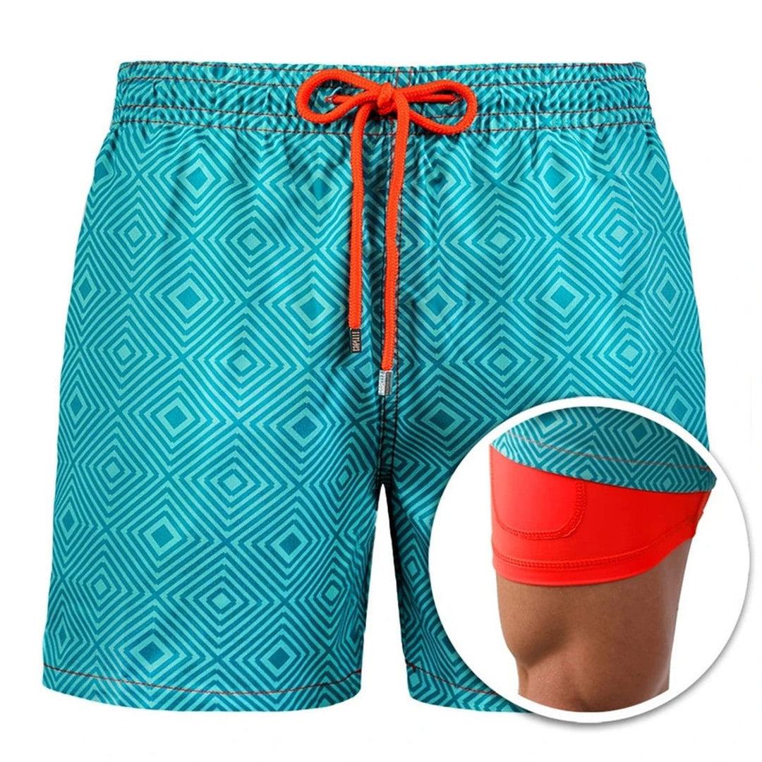 Drune | Doppellagige Strandshorts Für Herren