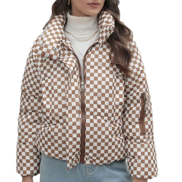 Drune | Women's quilted windbreaker with high collar