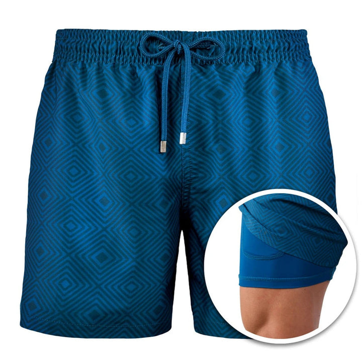 Drune | Doppellagige Strandshorts Für Herren