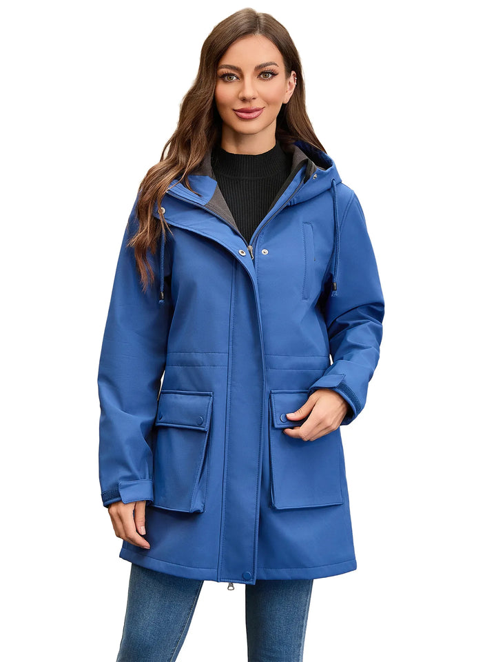 Drune | Wasserdichte Softshell-Jacke mit Kapuze für Damen Elina