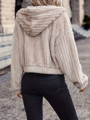 Drune | Style Beige-Fleecejacke für warmen Komfort