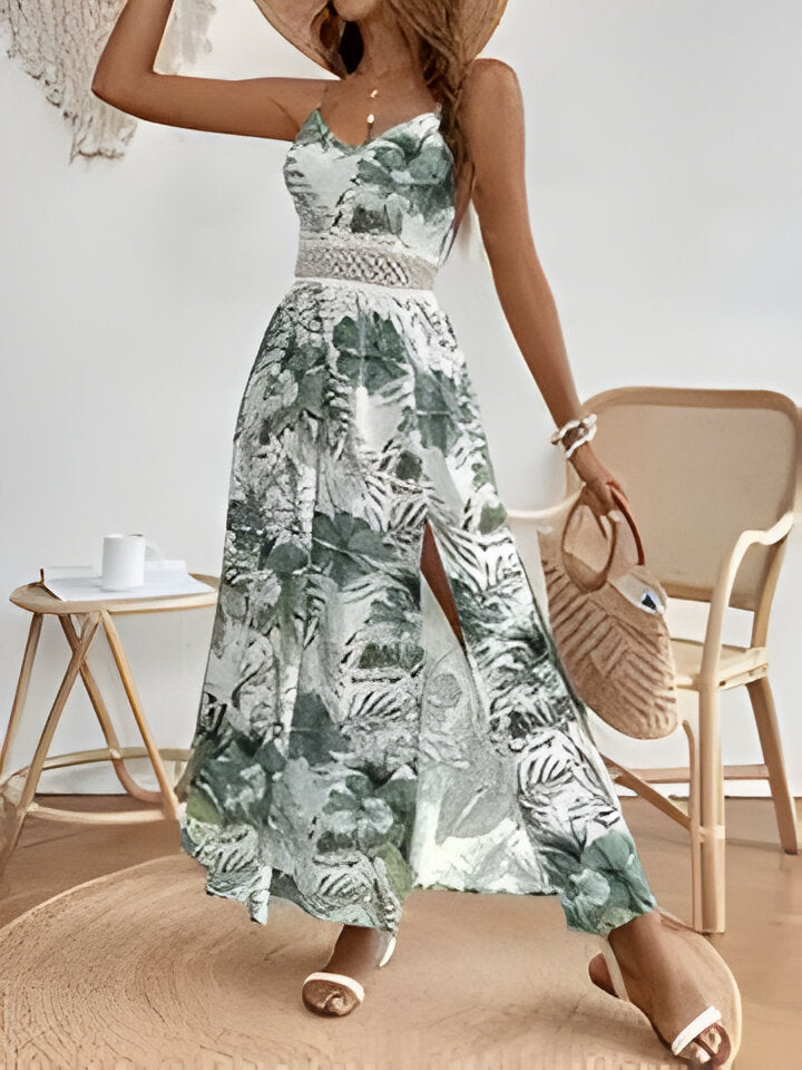 Drune | Elegantes Ärmelloses Geteiltes Kleid Für Frauen