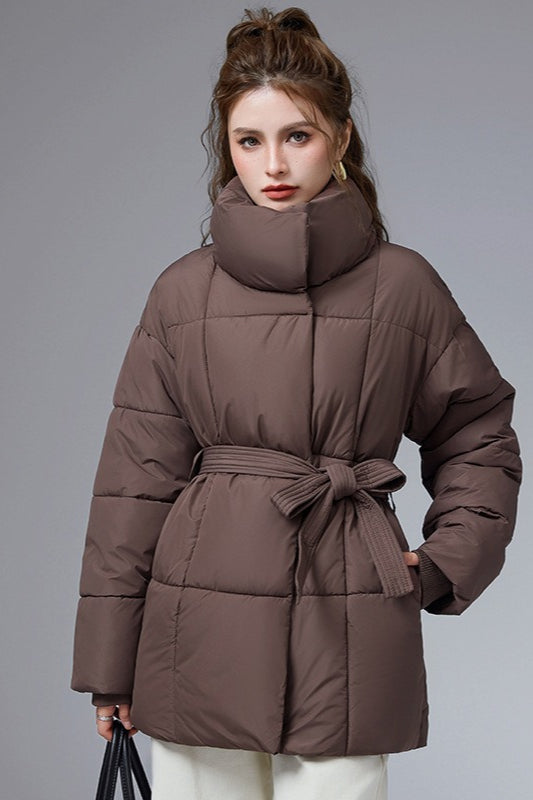 Drune | Lässige Gekürzte Baumwoll-Pufferjacke