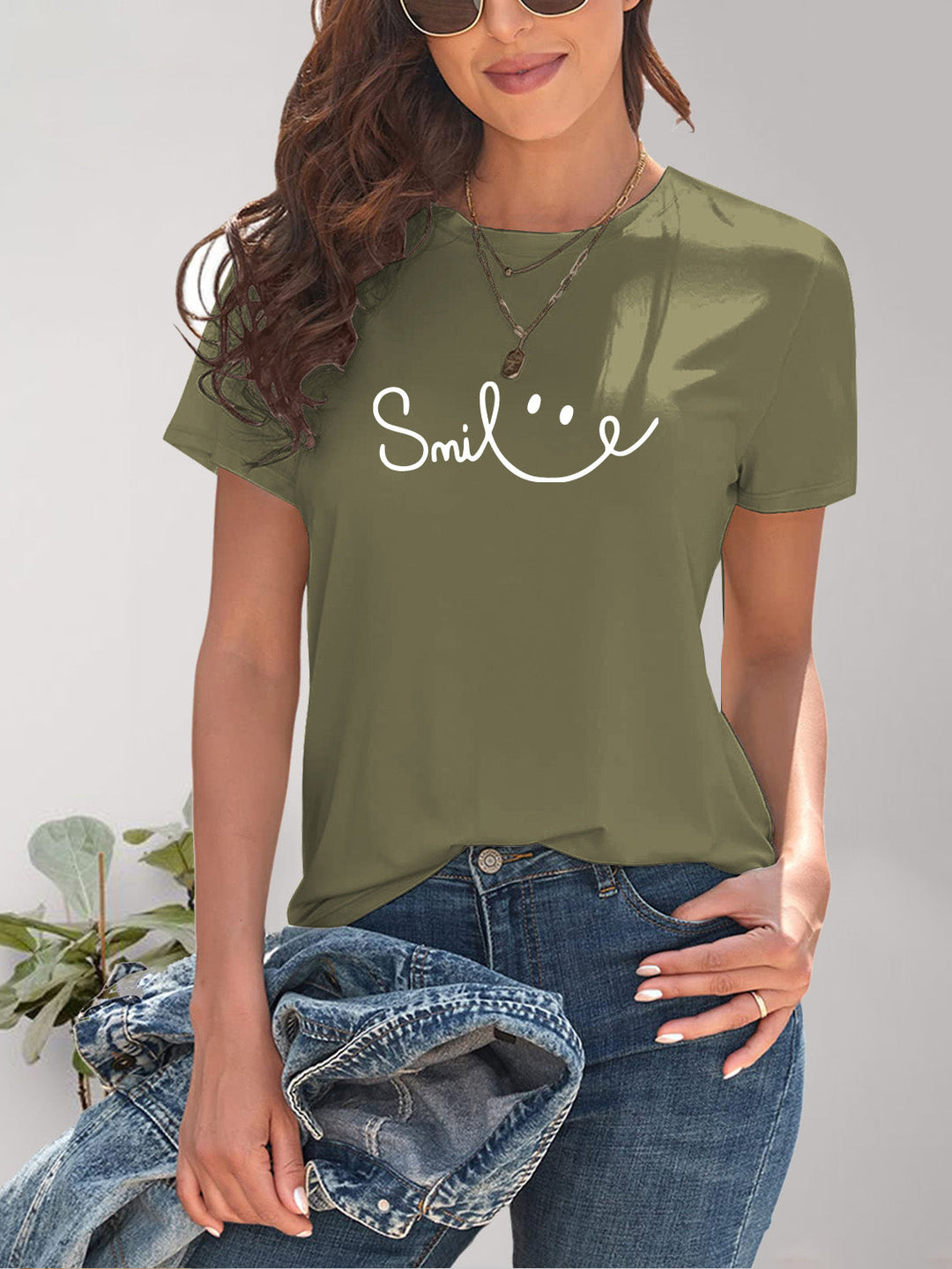 Drune | Smile Rundhals Kurzarm T-Shirt