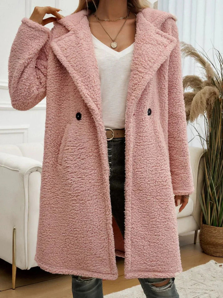 Drune | Teddy Mantel - Weich & Gemütlich - Fleece-Textur - Lässige Winter-Schicht