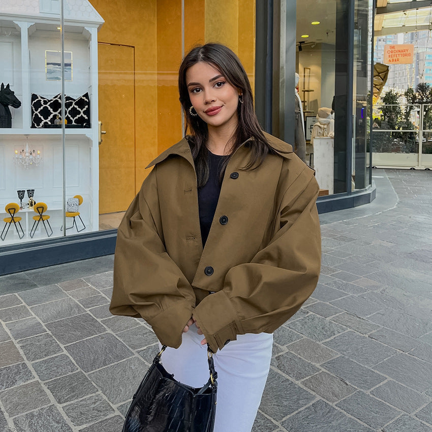 Drune | Elegante kurze Jacke für Frauen Liora