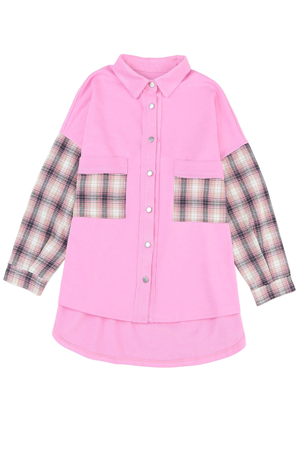 Drune | Gepunktete Flanellhemden Polyester und Baumwolle Einzigartiger Look
