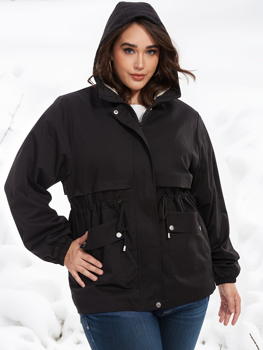 Drune | Kurze Warme Winterjacke für Frauen - Perfekt für den Winter