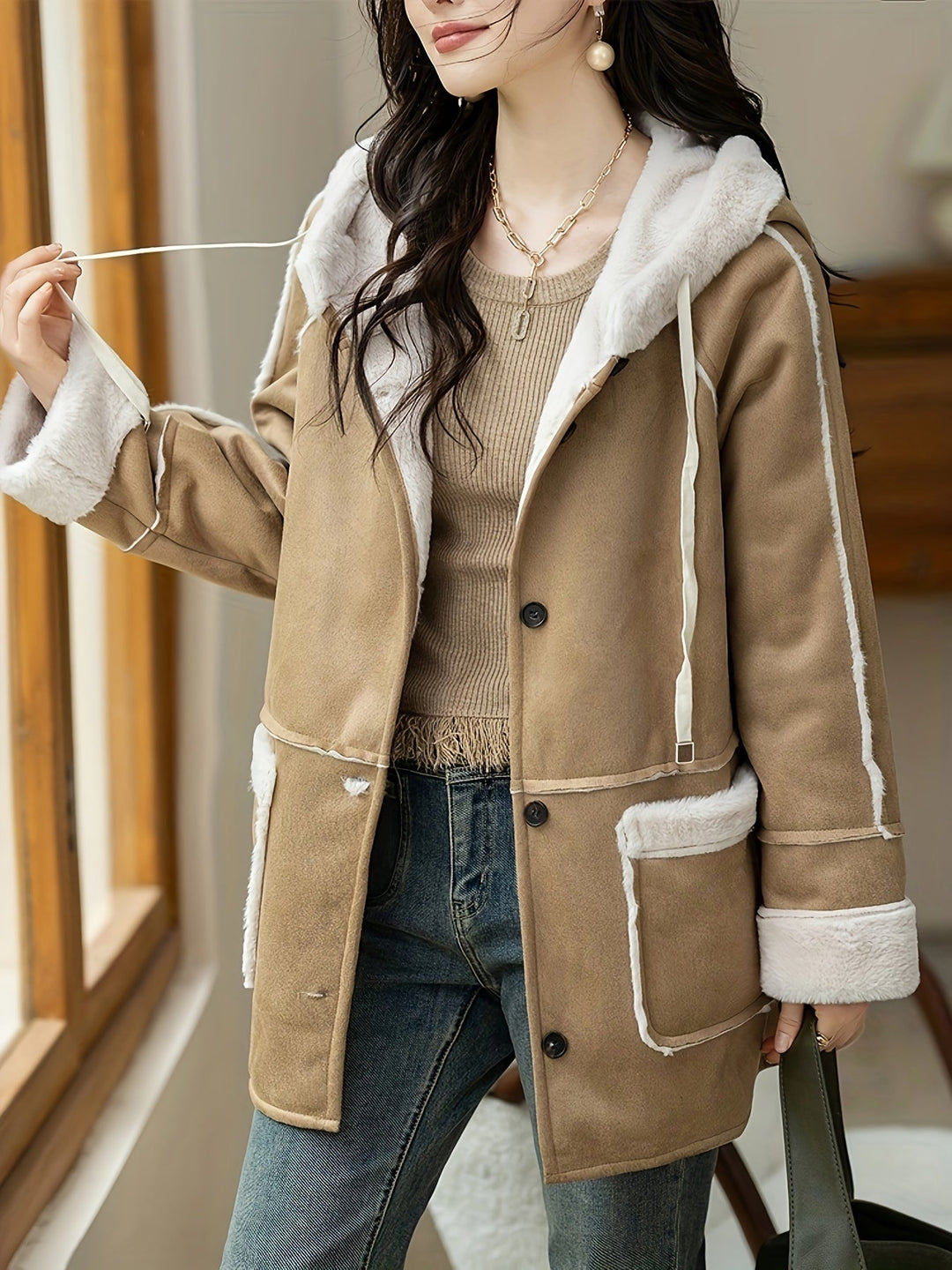 Drune | Damen Kapuzenjacke für Frühling & Herbst