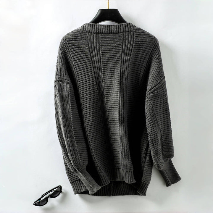 Drune | Weinlese Strickjacke
