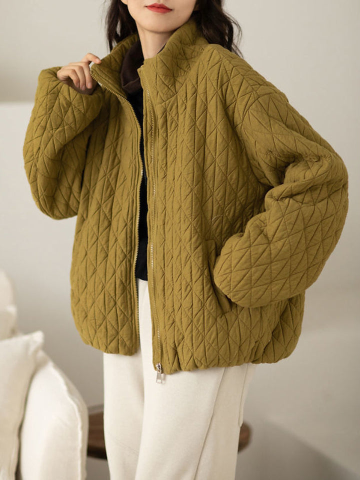 Drune | Structured jacket with stand-up collar and side pockets