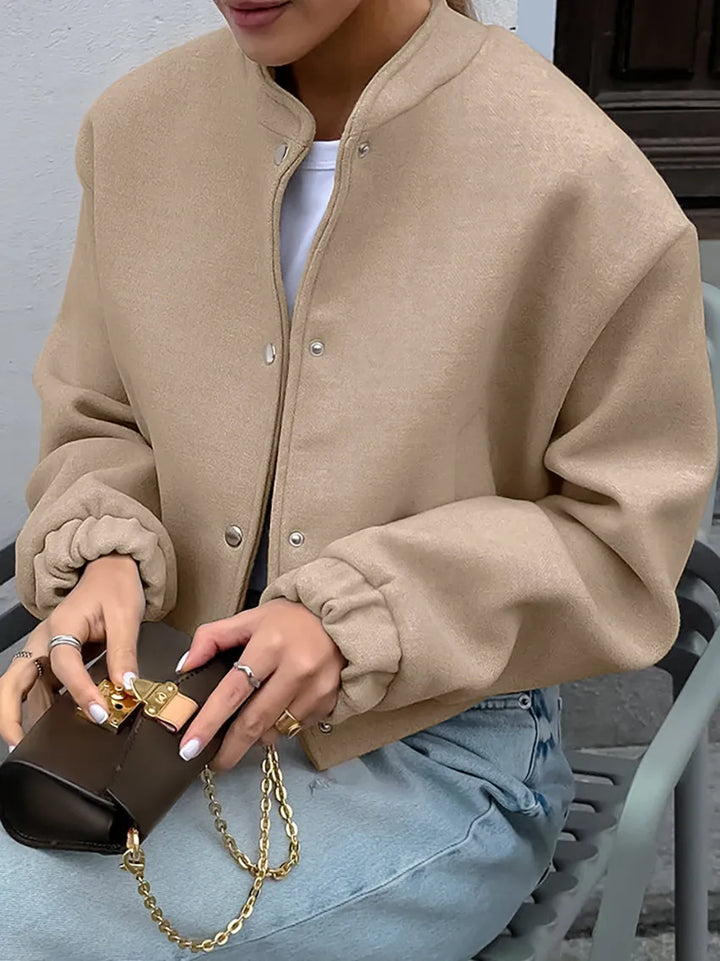 Drune | Luxuriöse Wollflugjacke - Khaki