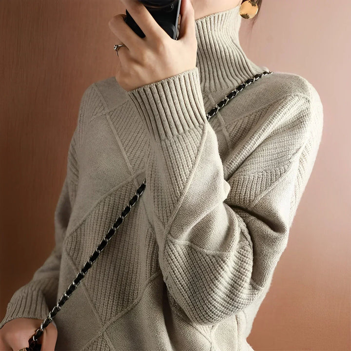 Drune | Kuscheliger Damen-Rollkragenpullover aus Kaschmir