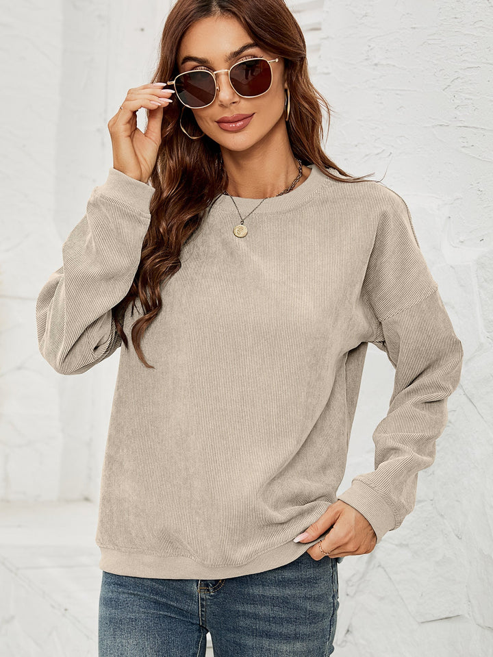 Drune | Cordpullover Sweatshirt für Damen