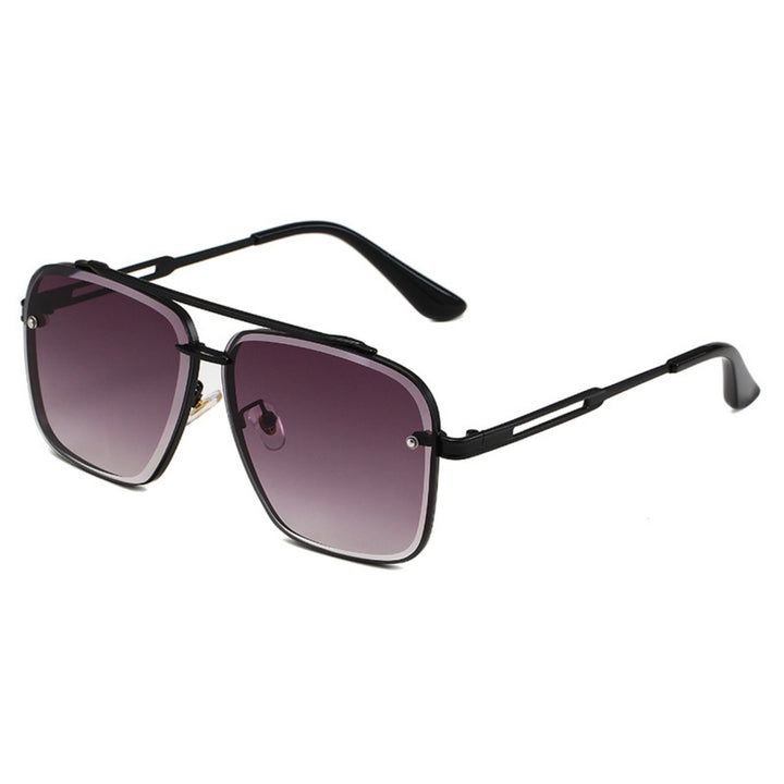 Drune | Doppelstrahl getrimmte Metallbox-Sonnenbrille