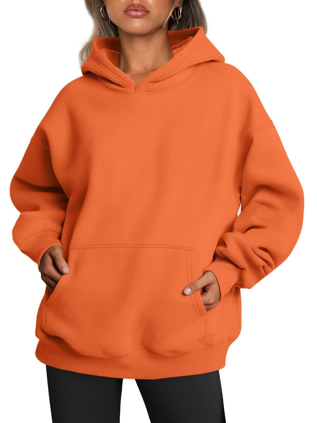 Drune | Oversized-Pullover aus Fleece mit Tasche für Damen