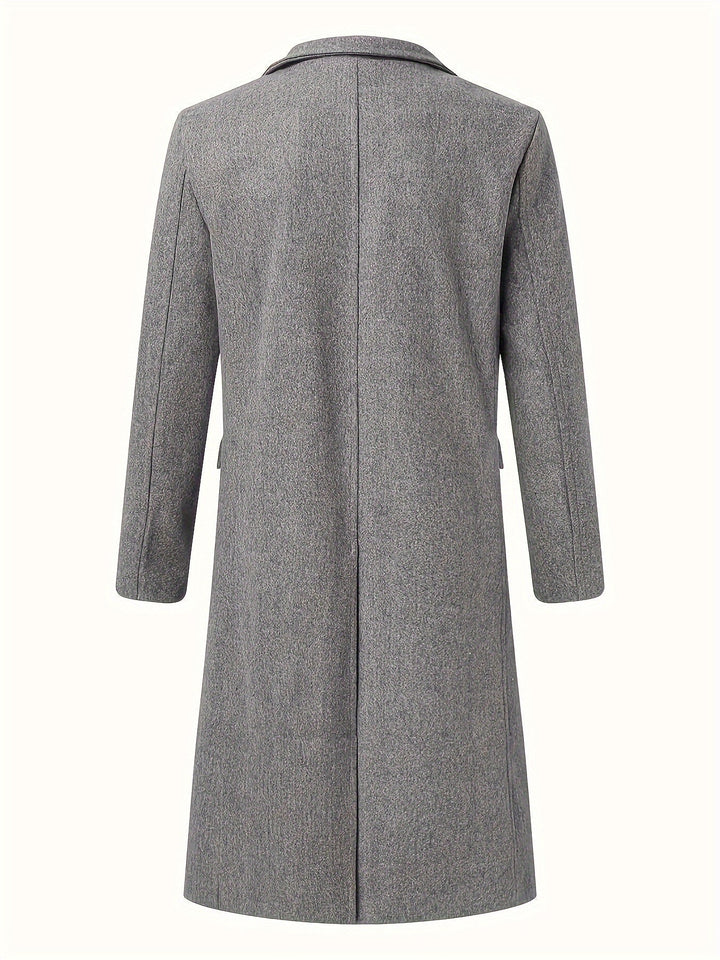 Drune |  Retro Trench Winterjacke Für Herren - Perfekt für Outdoor-Aktivitäten