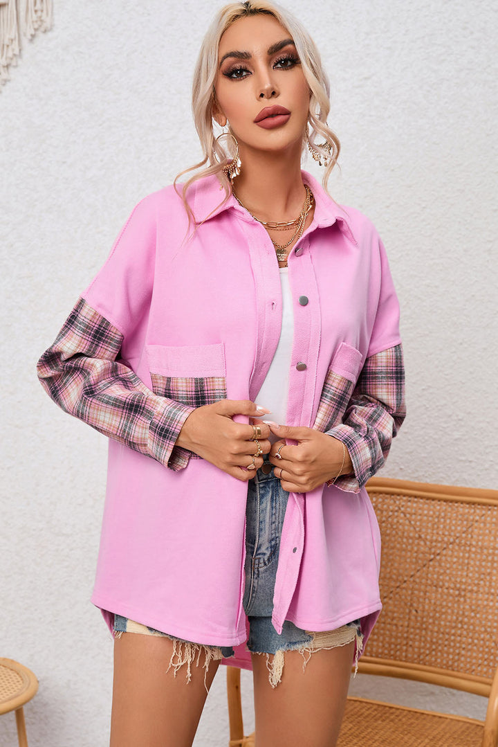 Drune | Gepunktete Flanellhemden Polyester und Baumwolle Einzigartiger Look