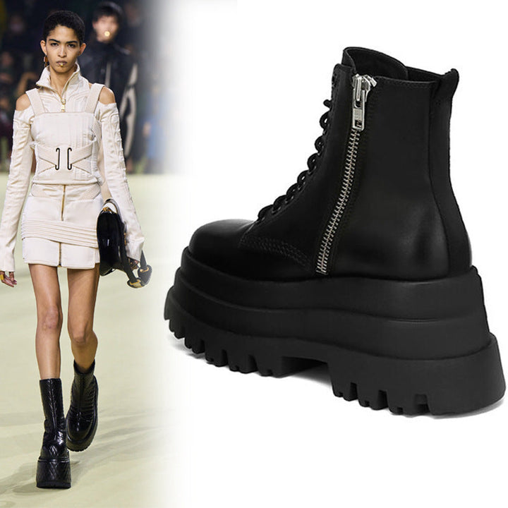 Drune | Mode Schnürsenkel Martin Knight Damen Stiefeletten