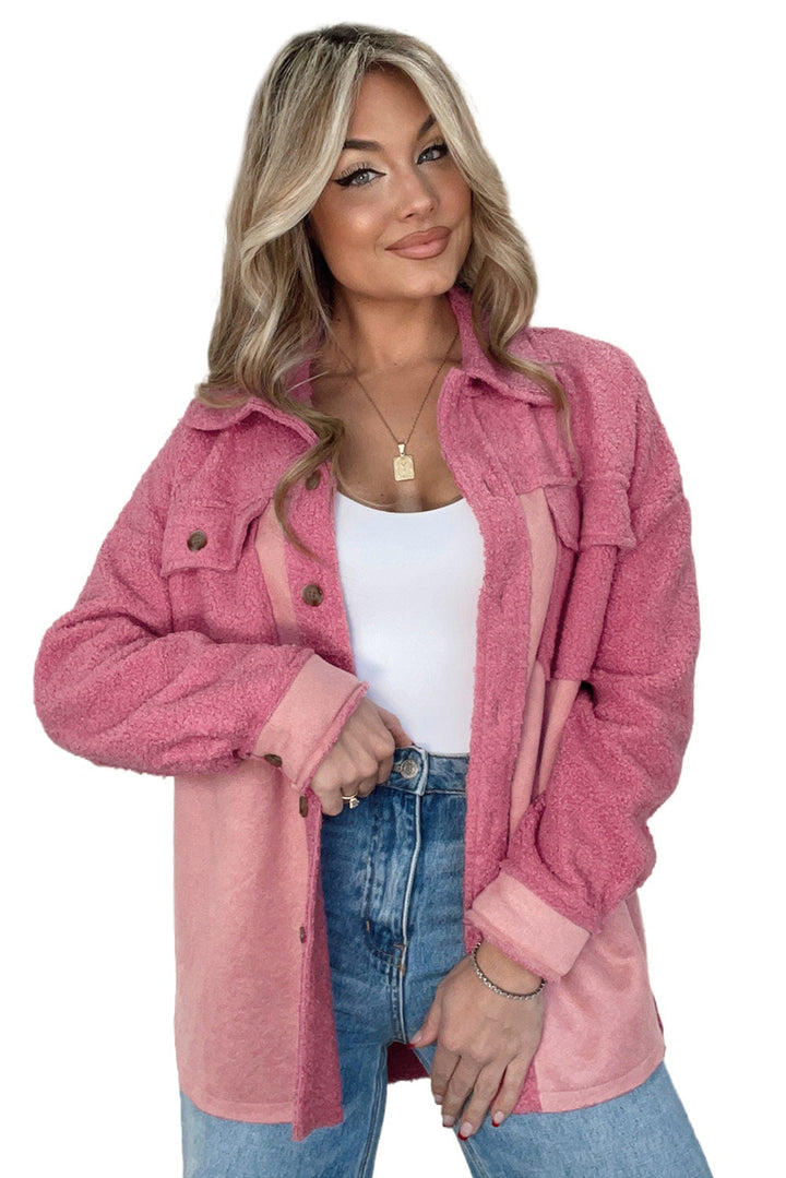 Drune | Weiche Hemdjacke mit Knöpfen Polyester Lässig und Trendy
