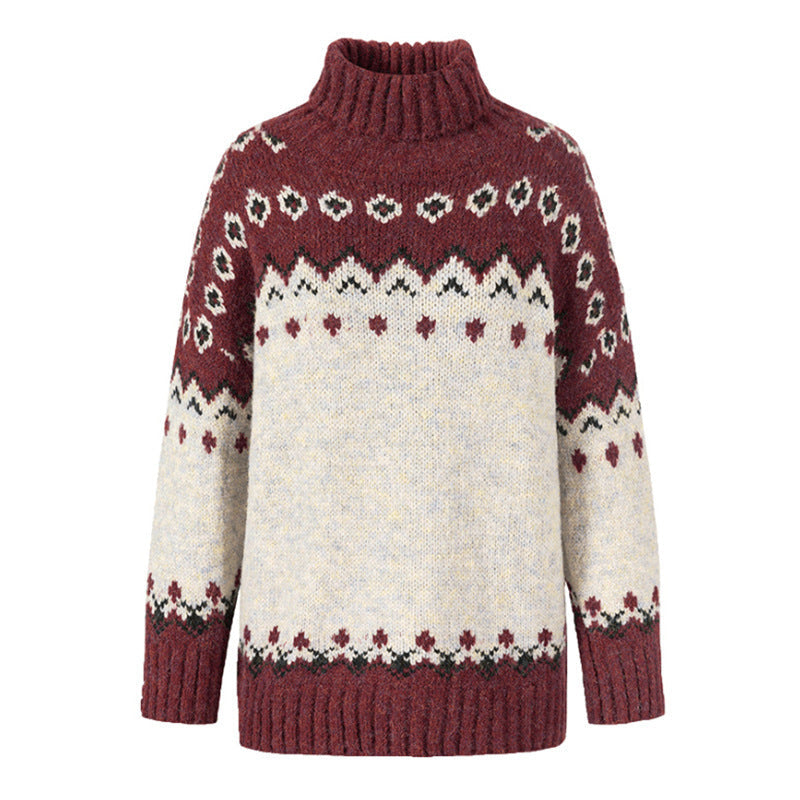 Drune | Warmer Strickpullover im Norweger-Stil