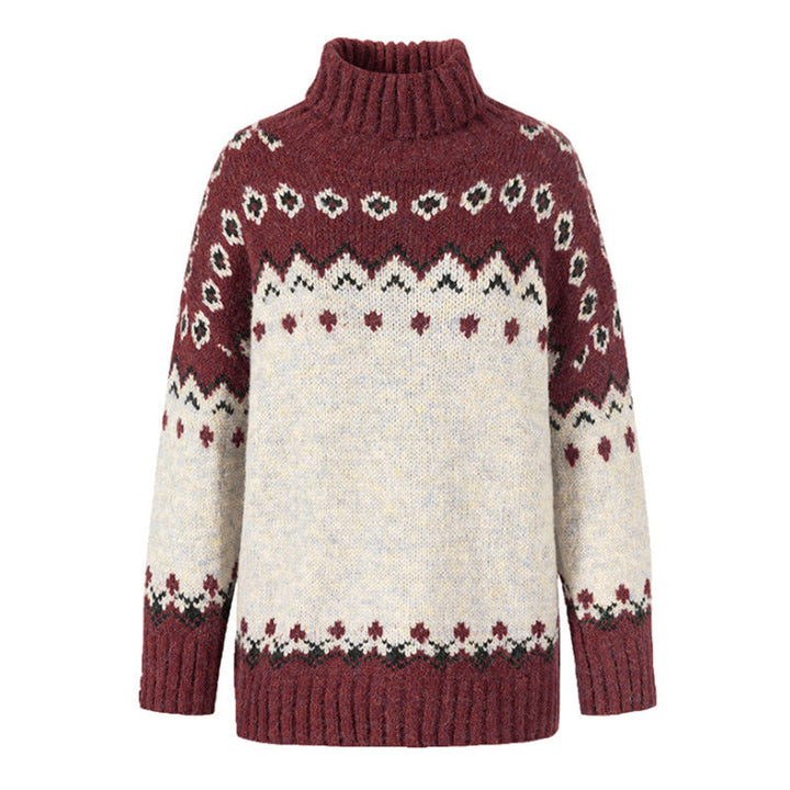 Drune | Warmer Strickpullover im Norweger-Stil