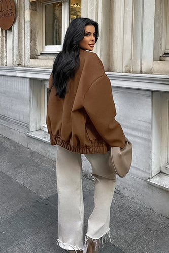 Drune | Wollen Stehkragenjacke