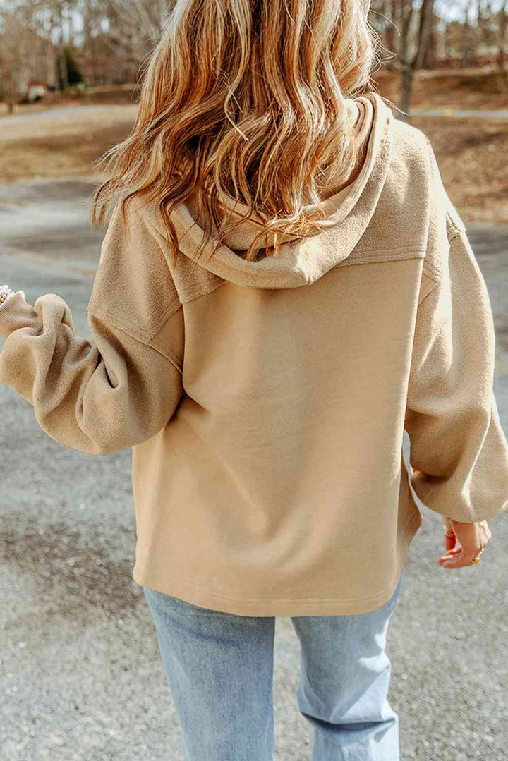 Drune | Hoodie - lässige Damenjacke mit Reißverschluss und Brusttaschen
