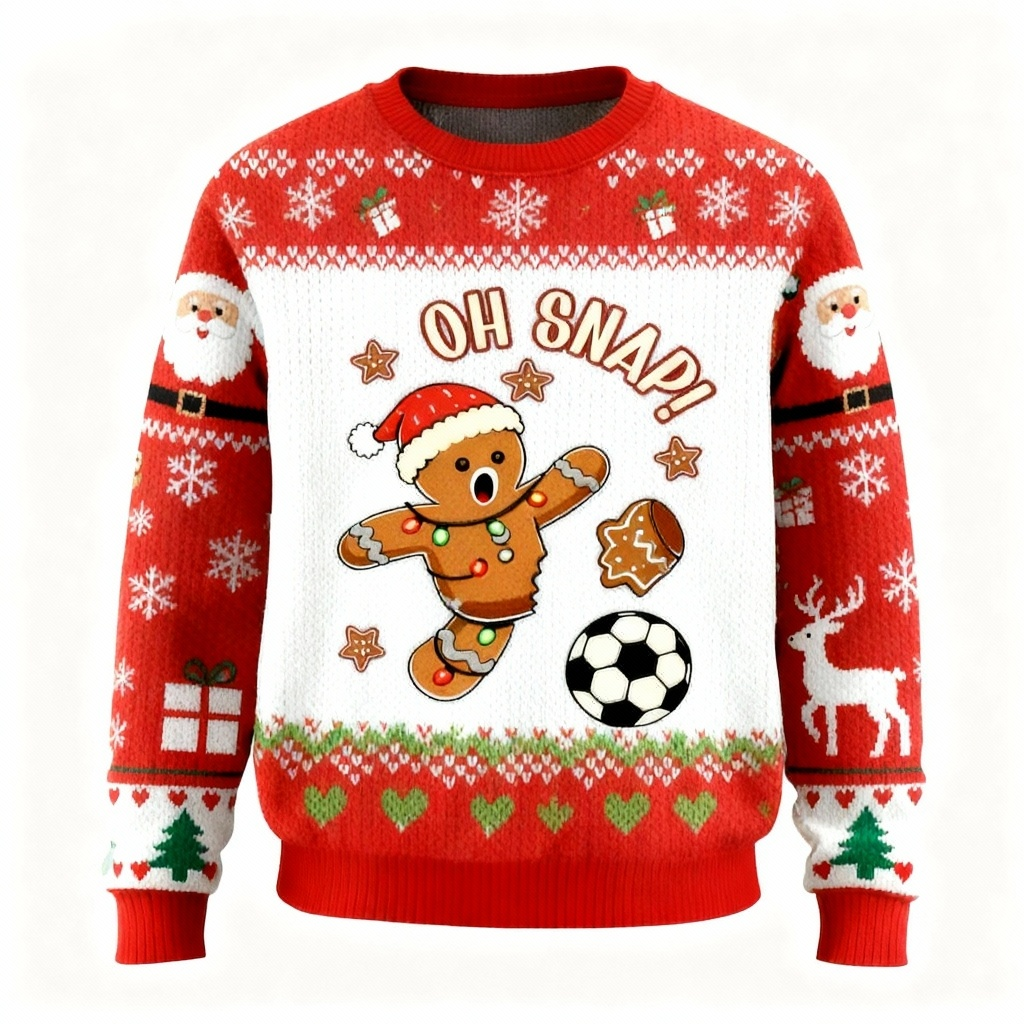 Drune | Süßes Cartoon-Muster Hässlicher Pullover - Unisex Weihnachtsfeier-Essential