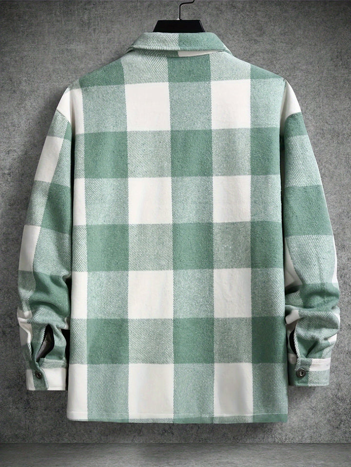 Drune | Karierter Hemdjacke Baumwolle Lässig und Trendy