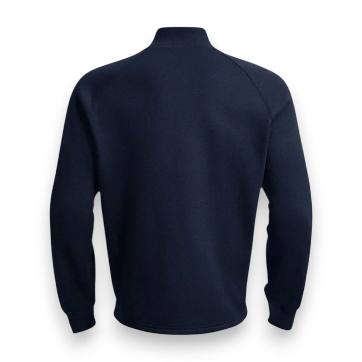 Drune | Hochkragen Strickpullover Halb Reißverschluss Komfort und Stil