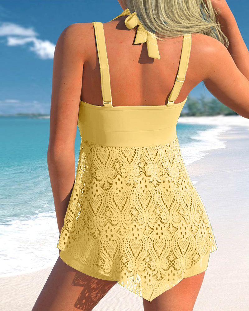 Drune | Stilvolles Tankini-Set - Flatternd & Hochwertiges Material