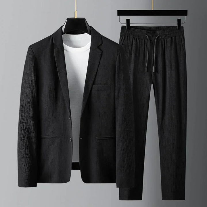 Drune | Blazer und Kordelzughosen Set für Herren